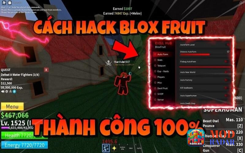 Blox Fruit Hack Auto Farm Apk