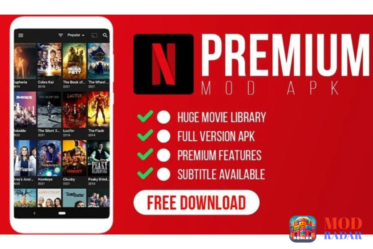 Giới thiệu về Netflix Mod Apk