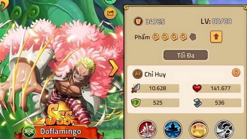 Chỉ huy trong Mod Huyền Thoại Hải Tặc Apk Full Kim cương 1.0.4