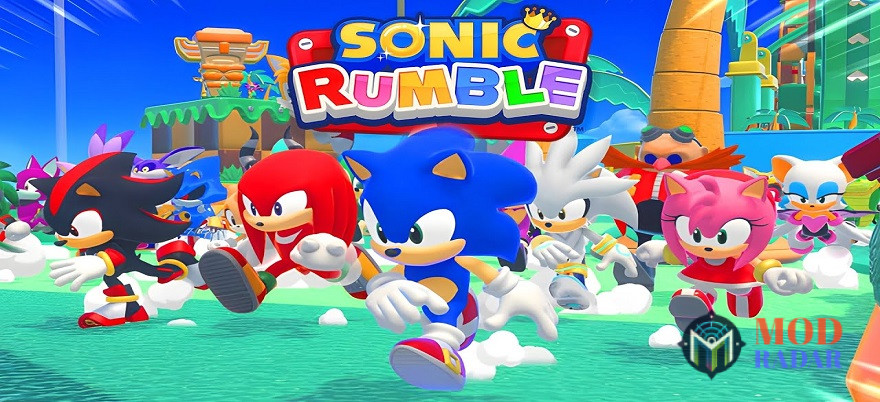 Sonic beserta rekan-rekannya dalam Sonic Rumble