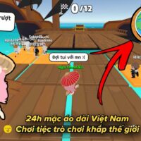 Một ngày dạo chơi khắp Play Toghether với bộ áo dài truyền thống Việt Nam