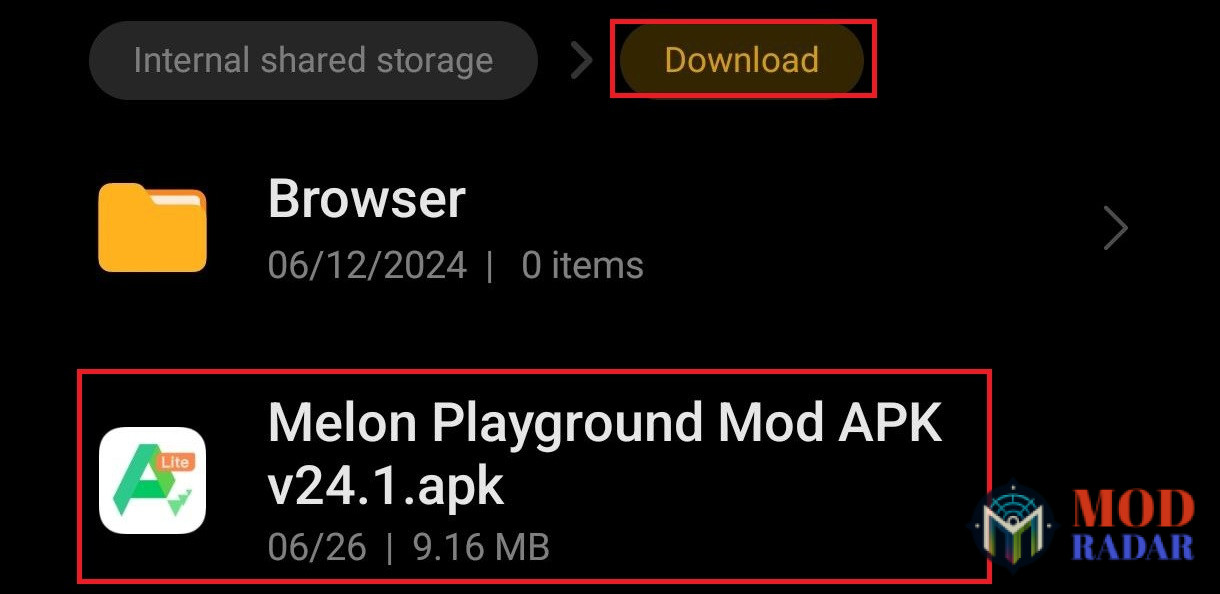 instal melon playground mod apk