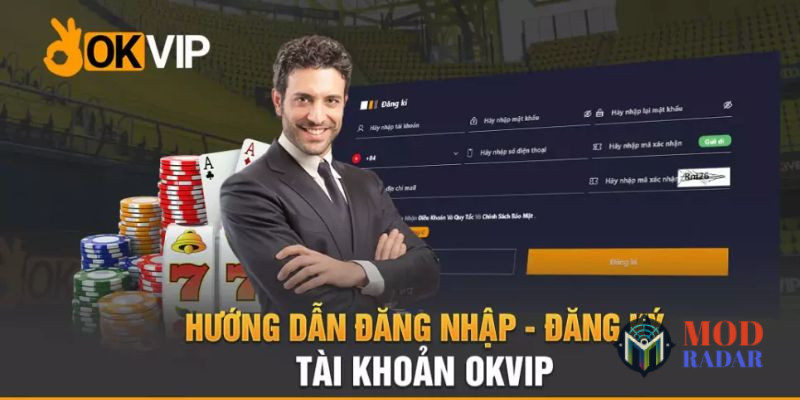 Hướng dẫn tạo tài khoản tại OkVip