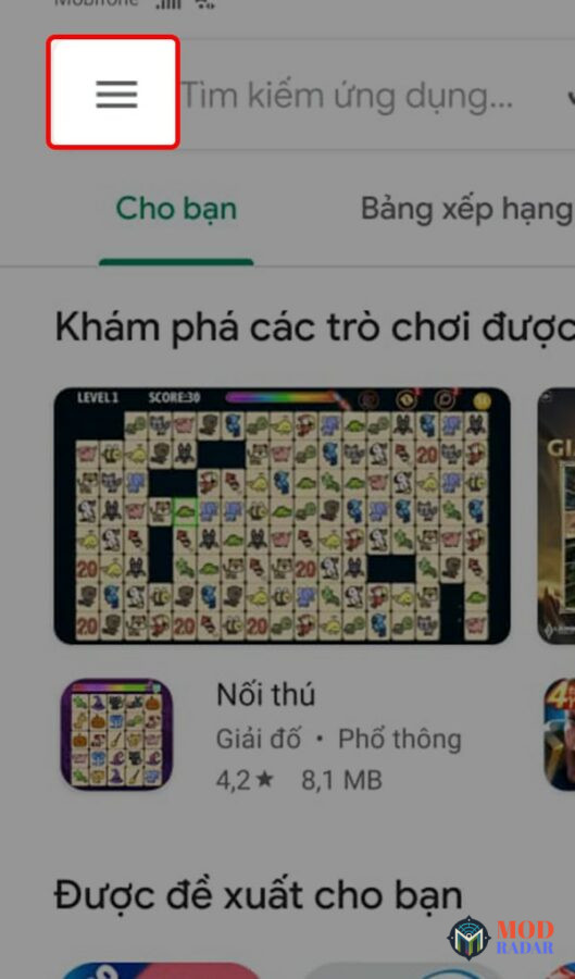 Cách chuyển vùng TapTap APK-Bước 1