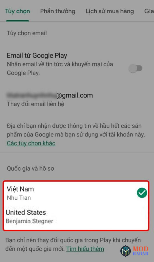 Cách chuyển vùng TapTap APK-Bước 5