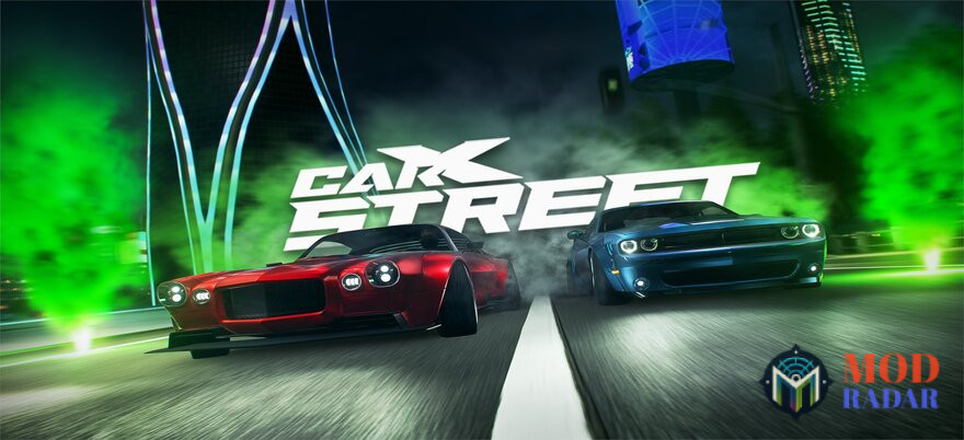 Mode balapan di Carx Street Mod Apk