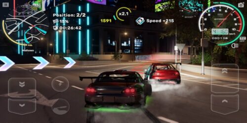 Balapan malam di Carx Street Mod Apk