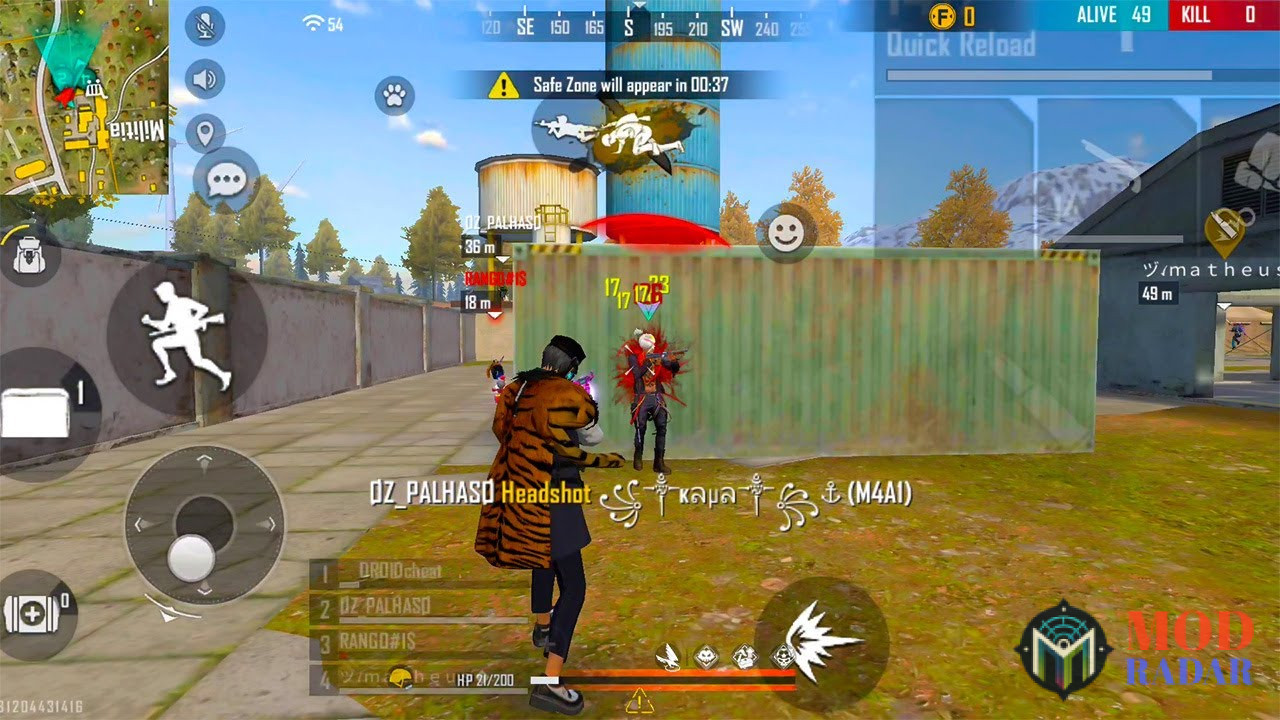 Gameplay của Garena Free Fire Max 