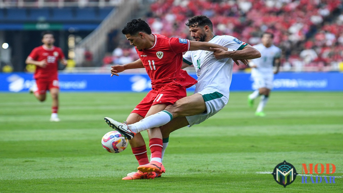 Indonesia vs Irak: Jordi Amat Kartu Merah, Garuda Kalah!