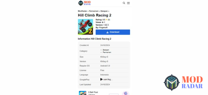 download Hill Climb Racing 2 Mod APK