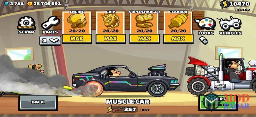 Uang tak terbatas Hill Climb Racing 2 Mod APK