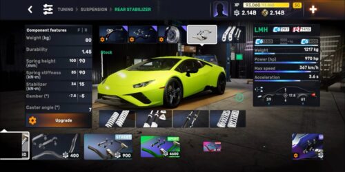 Lamborghini in CarX Street Mod APK