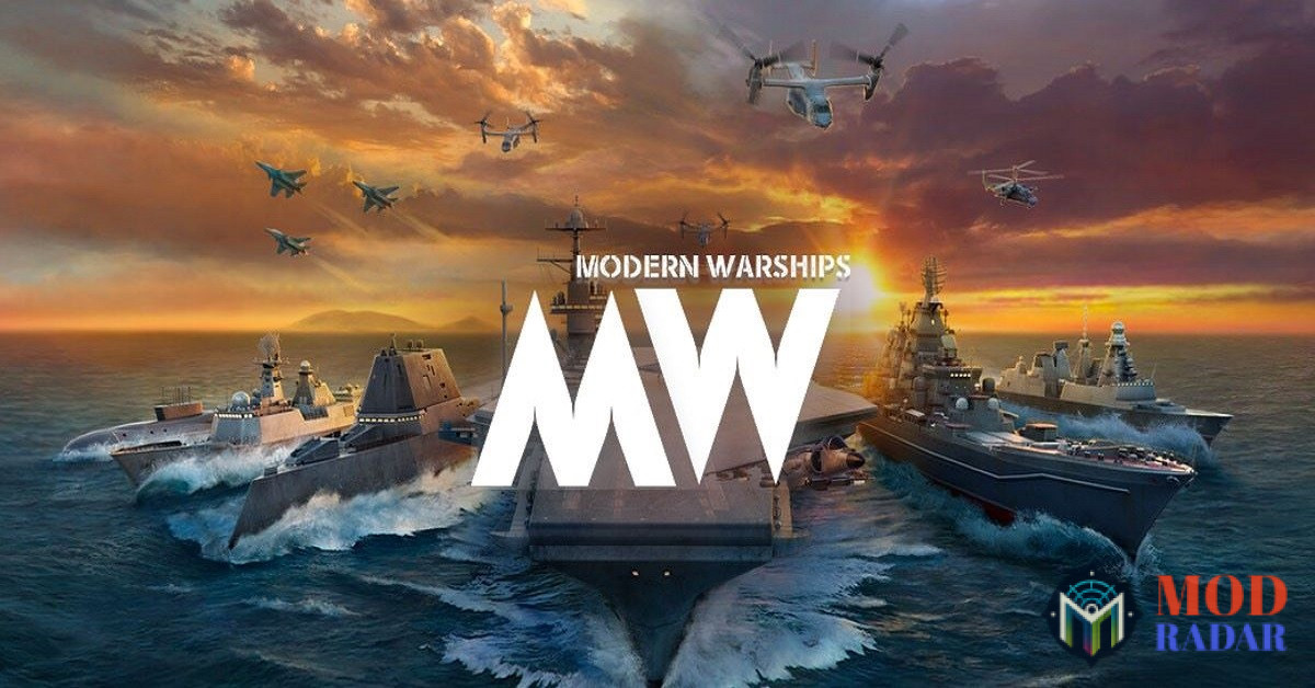 Lối chơi chiến đấu trên biển cực hay của Moder Warship Mod