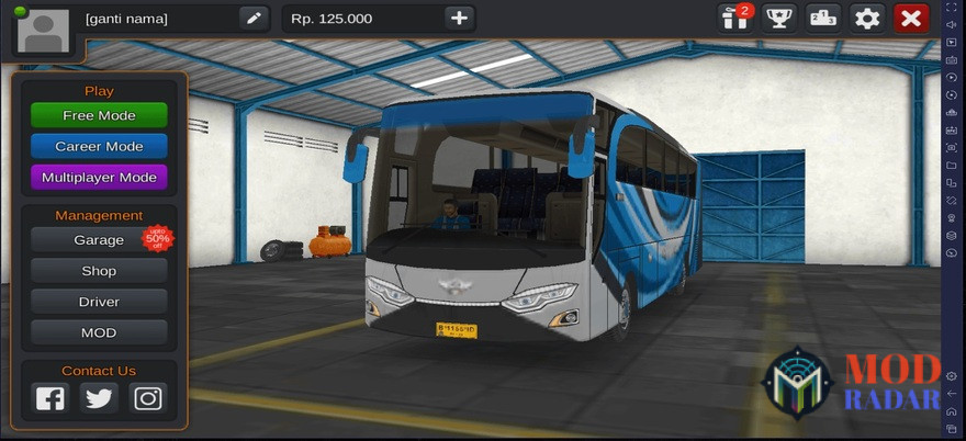 beranda bus simulator indonesia