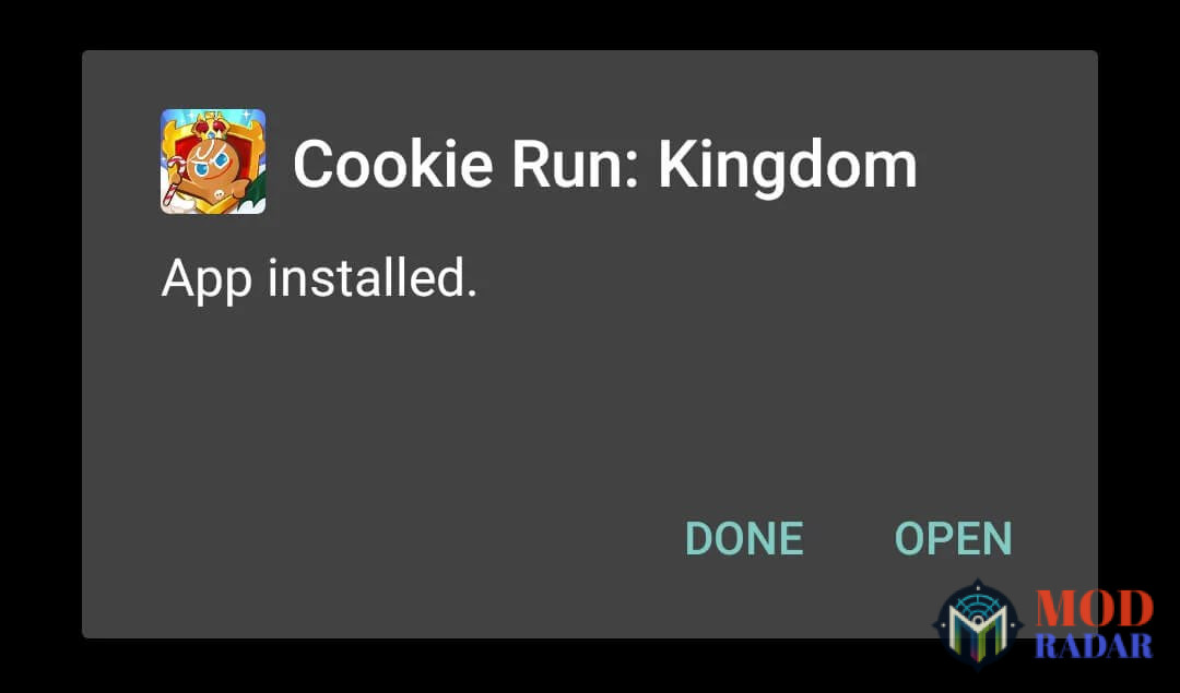 cài đặt Cookie Run Kingdom