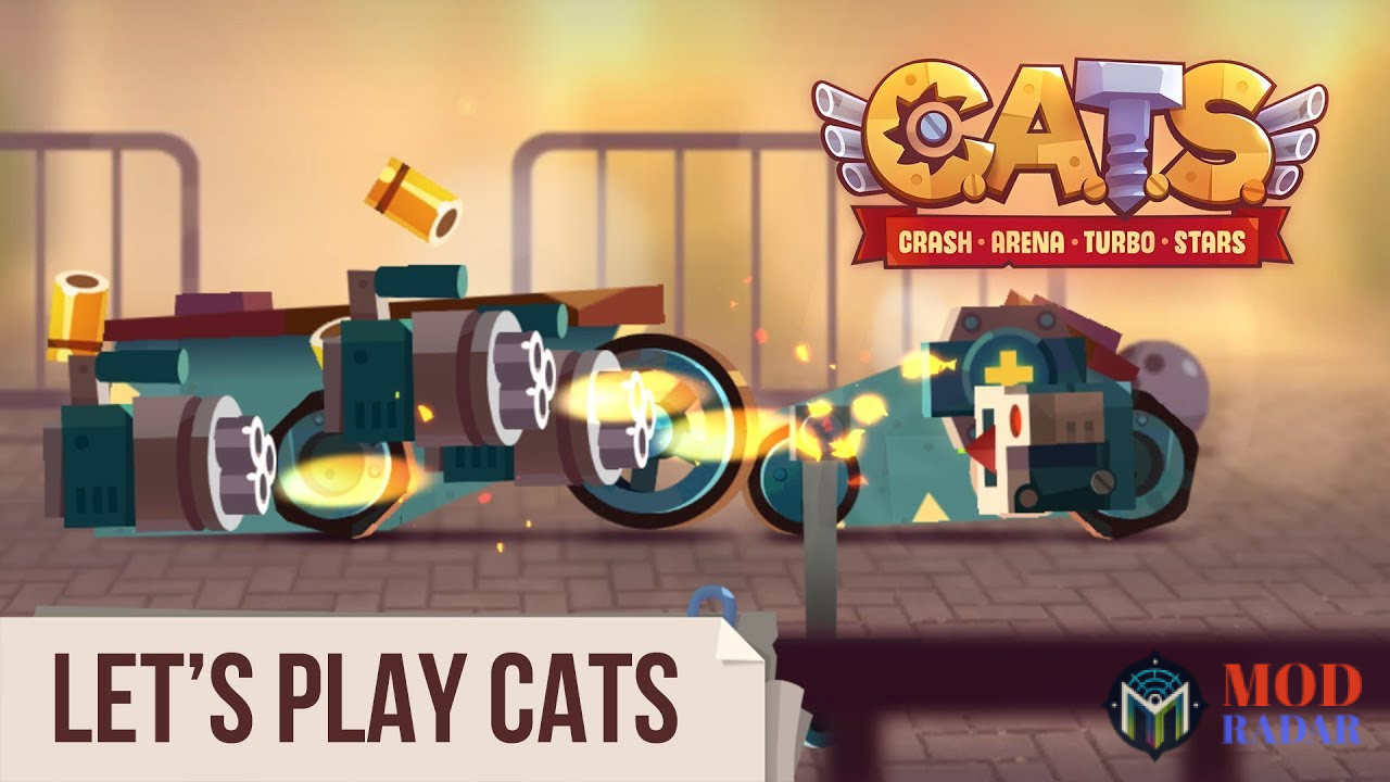 cỗ máy chiến đấu trong Mod Cats Crash Arena Turbo Stars