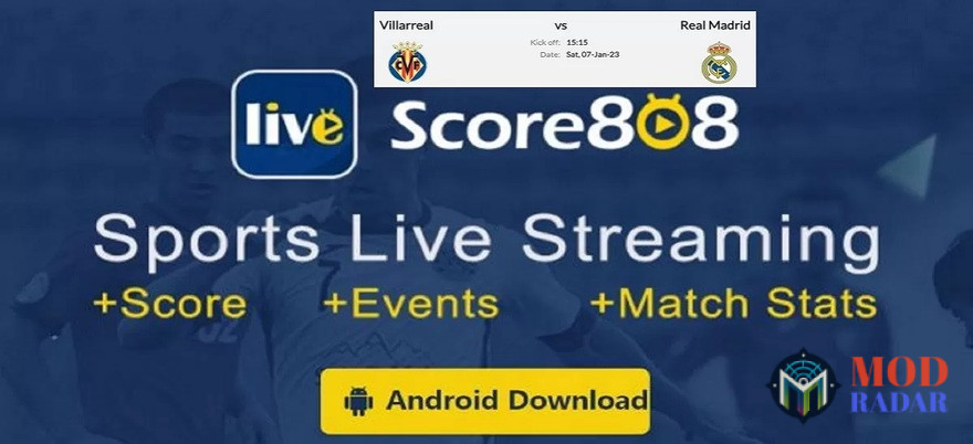 download score808 live apk di modradar