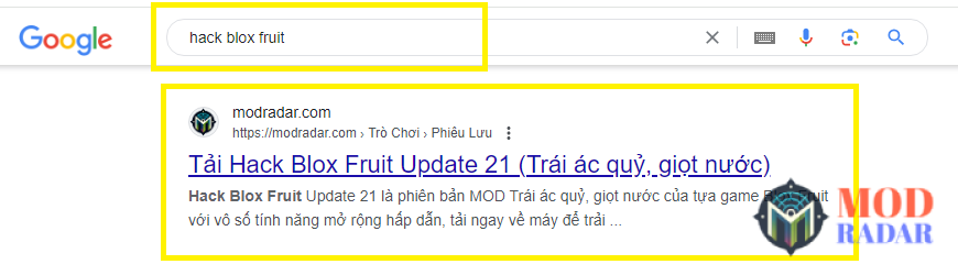 tìm kiếm hack Blox Fruit