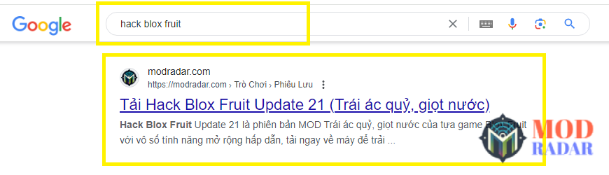 tim kiem hack.png 1 Hướng dẫn cài đặt và lấy Key Hack Blox Fruit 21 (Hack giọt nước, Trái ác quỷ)