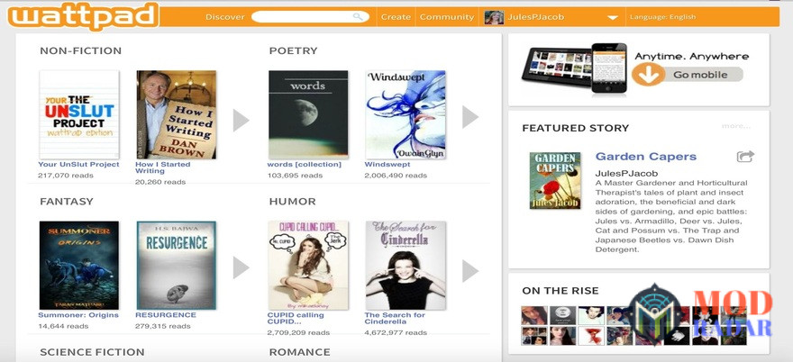 beranda wattpad apk