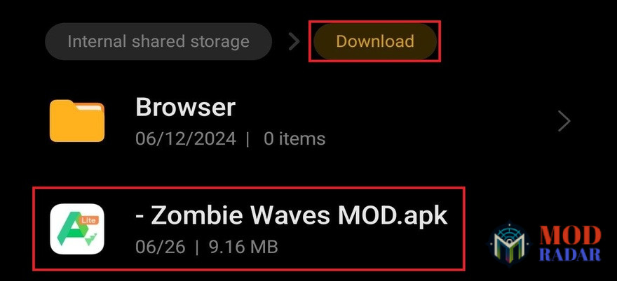 instal zombie waves mod apk