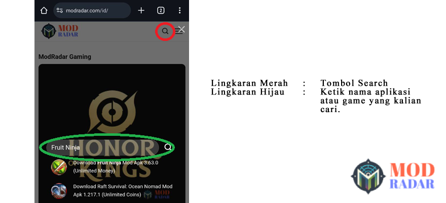 1 Search Nama Aplikasi