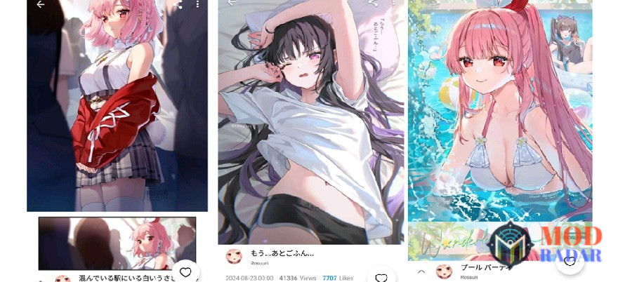 Karya Rosuuri bisa kamu nikmati dengan download Pixiv Mod