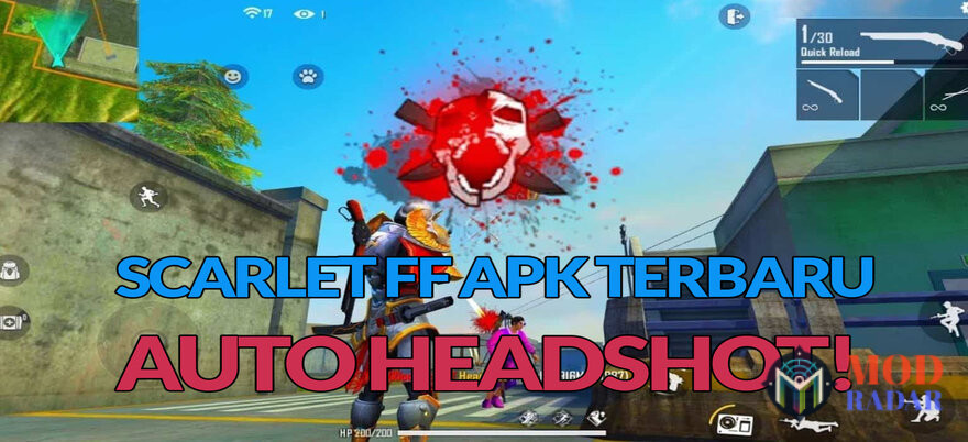 Fitur Auto Headshot Scarlet FF APK