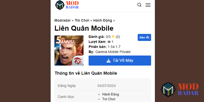 Screenshot 246 Tải Hack Liên Quân Mobile Apk (Hack Map, Full tiền, Quân huy) v1.54.1.7