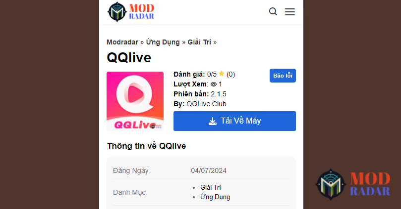 Screenshot 248 Tải App QQLive MOD APK 2.1.5 (Mở khóa phòng) 2024