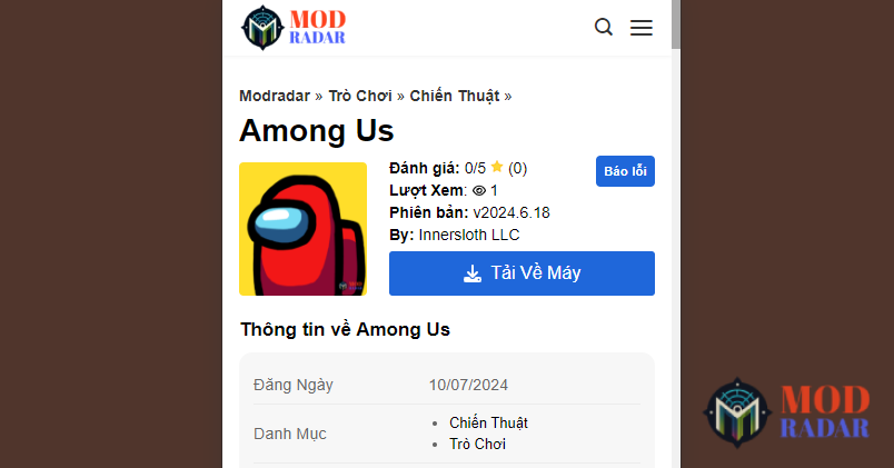 Thao tác dễ dàng với tệp Among Us APK