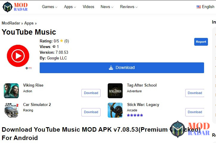 YouTube Music Mod APK