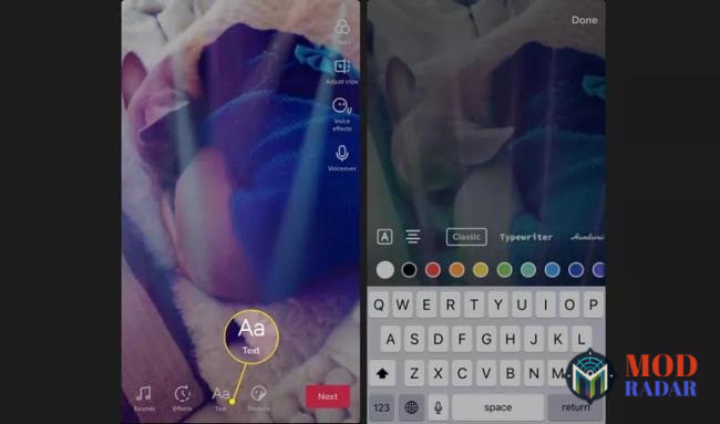 Chỉnh sửa video với TikTok Lite Apk 