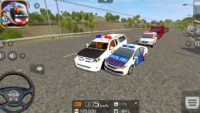 Hitting With Police Care At Bus Simulator Indonesia