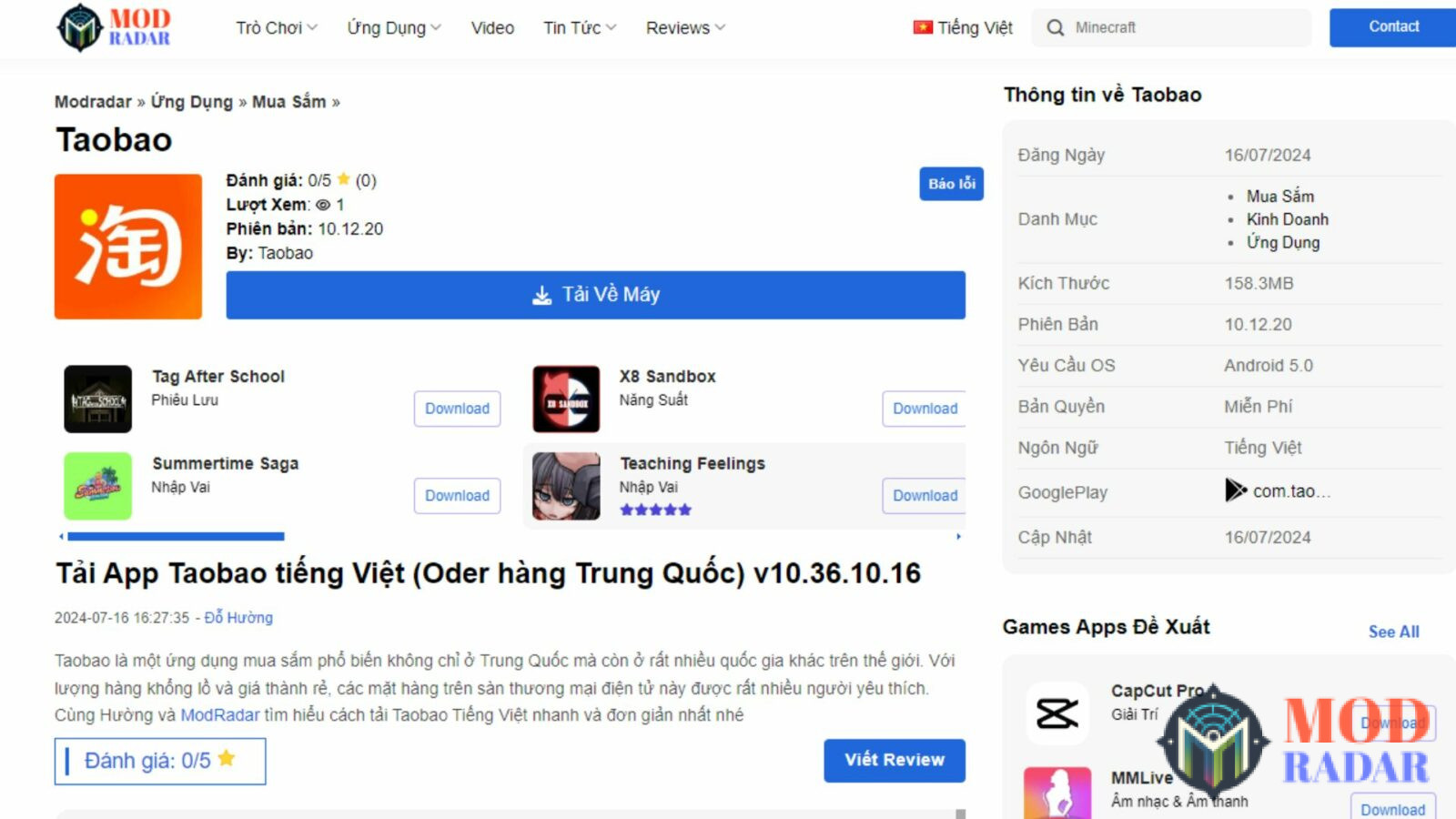 taobao tiếng việt