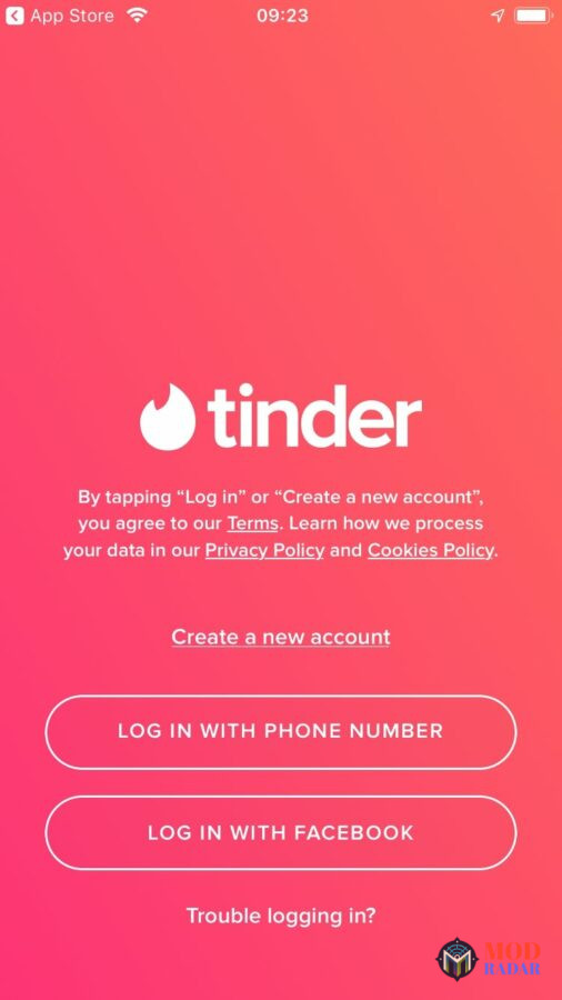 Thiết lập Tinder về máy của bạn