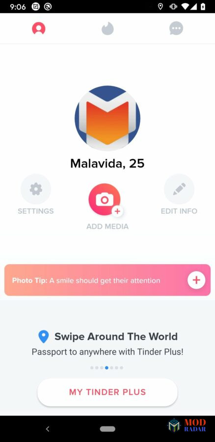 Hoàn tất hồ sơ và bắt đầu sử dụng Tinder Gold