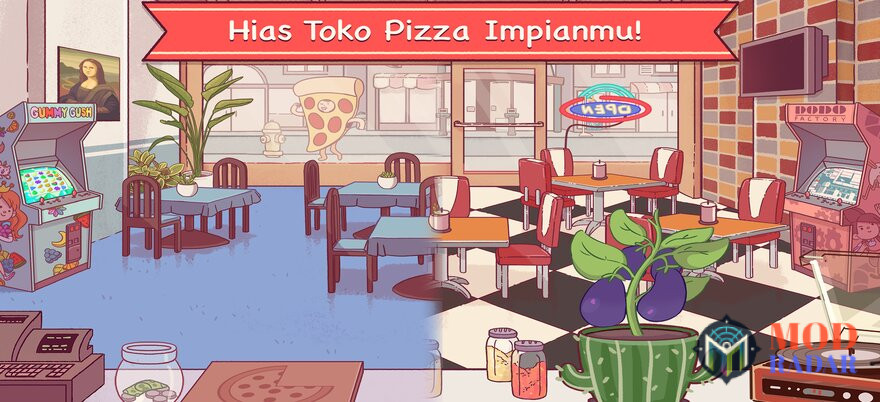 Rasakan pengalaman mengurus restoran di Good Pizza Great Pizza Mod Apk