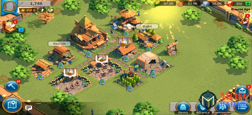 Landscape Kerajaan di rise of kingdoms mod apk