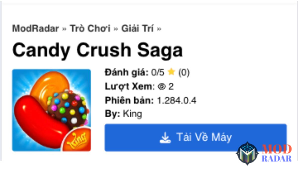 Hướng dẫn tải Candy Crush Saga MODE APK về máy