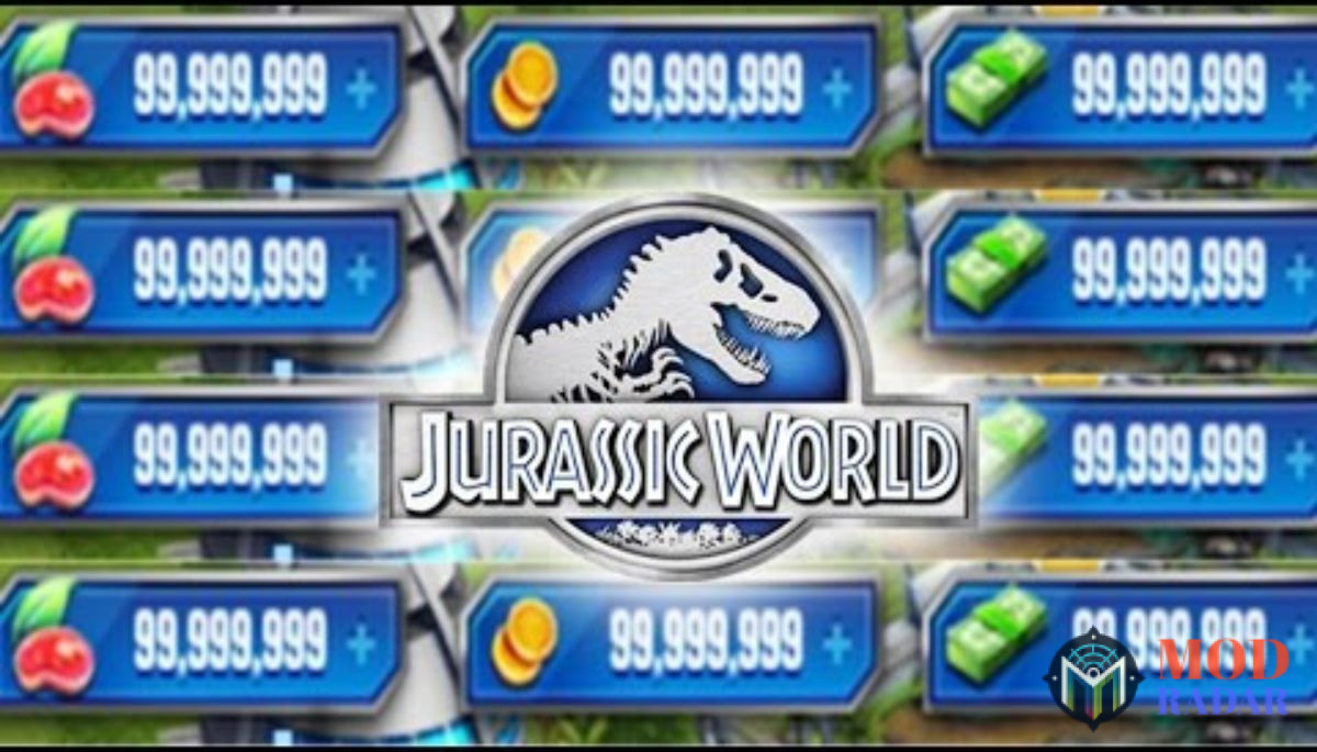 Jurassic World Hack full tiền thỏa sức mua sắm và trang bị vật phẩm