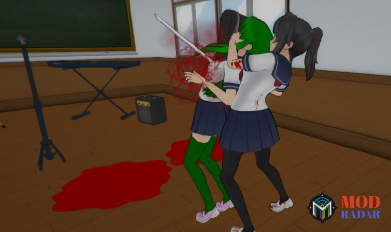 Yandere Simulator APK với cốt truyện bạo lực siêu lôi cuốn, hấp dẫn