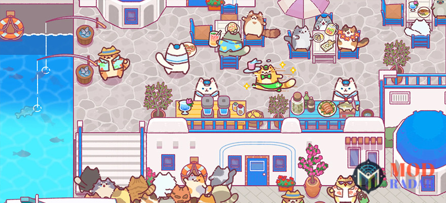 Fitur Cat Snack Bar Mod Apk