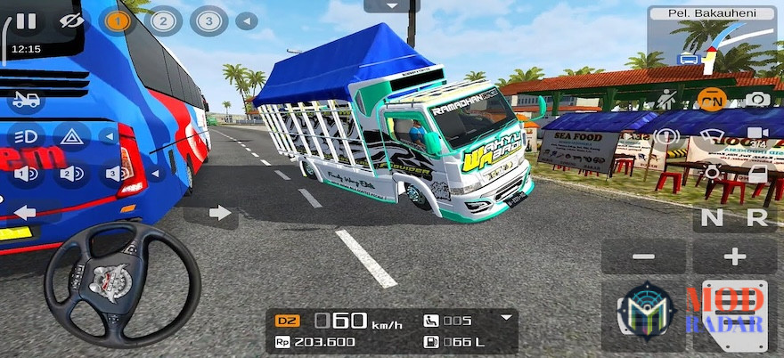 Gameplay yang tersaji jika kamu Download Mod Bussid Truck Muatan Berat dan memainkannya