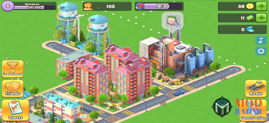 Bangunan yang ada di Global City Mod Apk