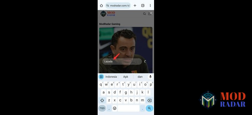Ketik pencarian untuk temukan Lazada Apk