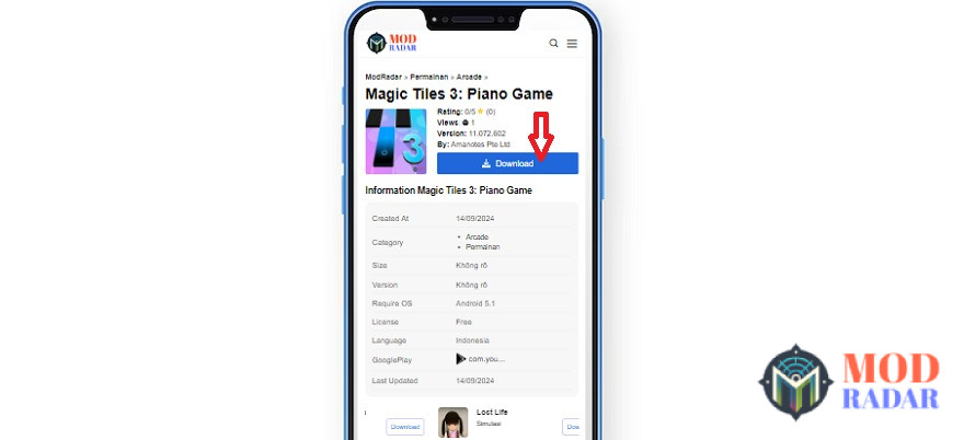 link download Magic Tiles 3 Mod Apk 