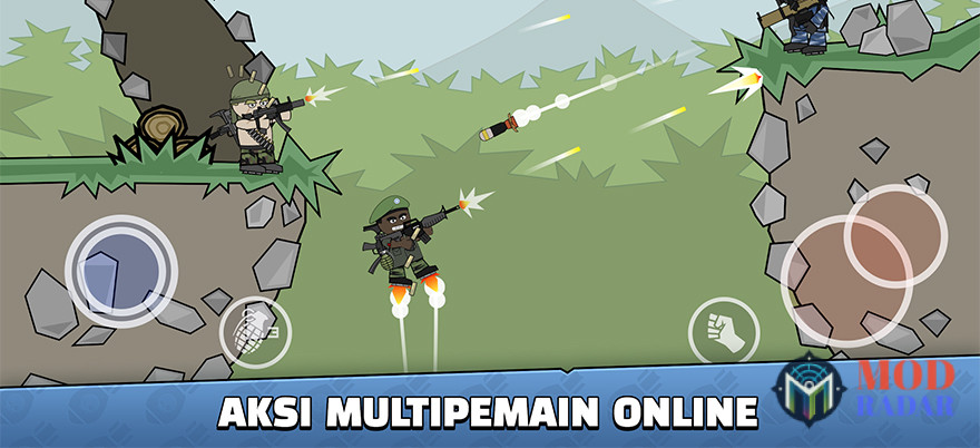 Fitur Dalam Mini Militia Mod Apk Versi Lama