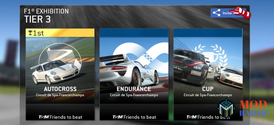 real racing 3 mod