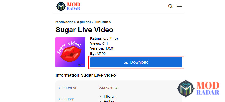 Download Sugar Live Apk